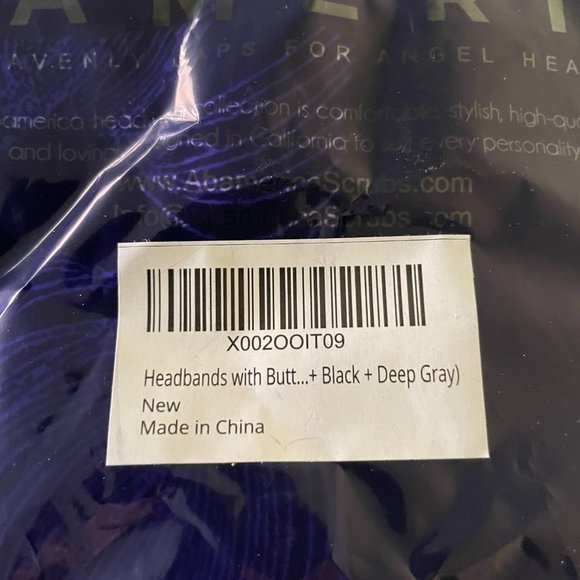 Headband with Button for Mask Excellent Hair Accessories Nurses, Food Servers... - Picture 3 of 4